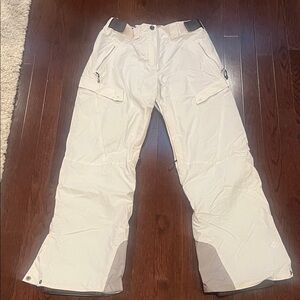 Salomon White Snow Pants Size Large